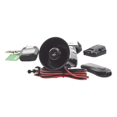 (MONITOREO en APP) Kit de Alarma Vehicular Profesional de 2 vías y control LCD con modulo CM2500 Incluye GPS X1-MAX LTE