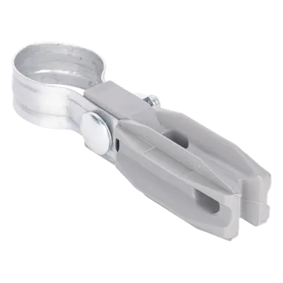 Aislador de Paso o Esquina / Abrazadera 1 Pulgada (25 mm) / Resina Virgen 100% / Acero Galvanizado / Anti-Arqueo / Bolsa 100 Unidades