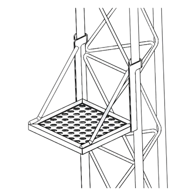 Plataforma de Descanso / Torre STZ35G / Diseño Ergonómico / Resistente a Clima Extremo / Instalación Rápida