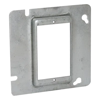 Sobretapa Cuadrada / Acero Galvanizado / 4.688 x 4.688 x 0.5 in / Capacidad 3.5 in³ / UL Listed