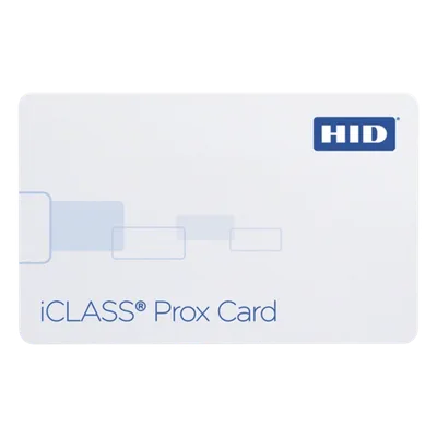 Tarjeta de Proximidad iCLASS / 32kb / PVC / Formato H10301 26-bit / Diseño Delgado / Mínimo 100 unidades