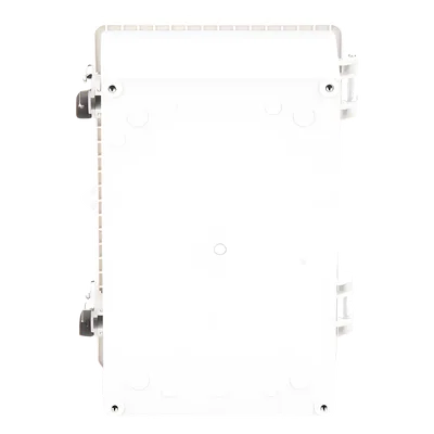 Gabinete Plástico ABS / IP66 / Puerta Transparente Policarbonato / 190 x 290 x 140 mm / Cierre Broche Inoxidable / Compatible Candado Perno 5 mm