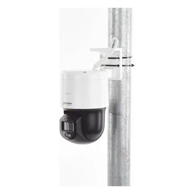 Cámara Domo PT IP / 4 Megapixel / Lente F1.0 / Luz Blanca 30 m (98.4 ft) / Audio Bidireccional / PoE / IP66