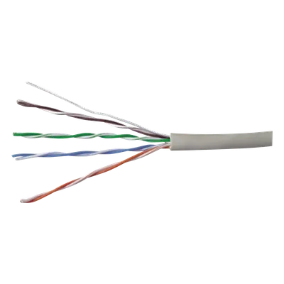 Bobina UTP / Cat 5e / 24 AWG / 305 m (1000 ft) / 4 pares / PVC CM / Cobre sólido