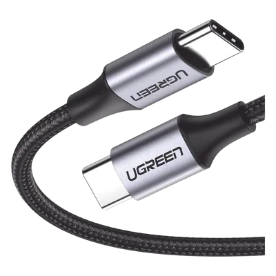 Cable USB-C a USB-C / 1 Metro (3.28 Pies) / 60W PD / 480 Mbps / Nylon Trenzado / Aluminio