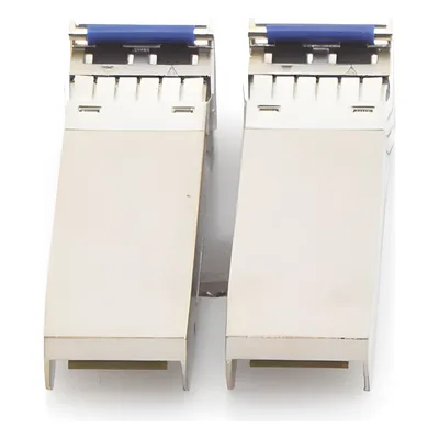 Módulo SFP+ / 10 Gbps Full Duplex / Fibra Monomodo / Alcance 10 km (32,808 ft) / Conector LC Dúplex / Paquete de 2 Piezas