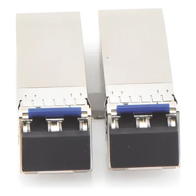 Módulo SFP+ / 10 Gbps Full Duplex / Fibra Monomodo / Alcance 10 km (32,808 ft) / Conector LC Dúplex / Paquete de 2 Piezas
