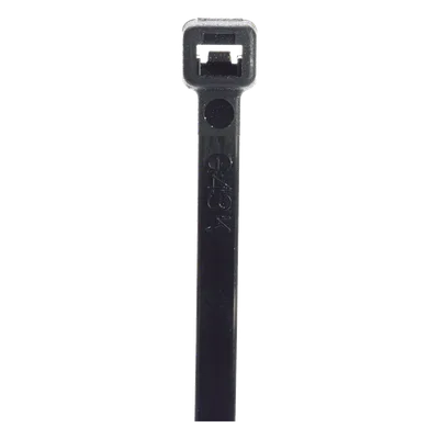 Cincho de Nylon 6.6 / 188 mm x 4.8 mm / Exterior Resistente a Rayos UV / Tensión 222 N / Rango -40°C a 85°C / UL 62275 Tipo 2 / Paquete 1000 pz