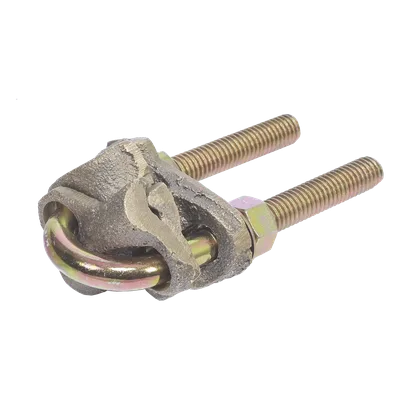 Conector Mecánico de Bronce / Unión Cruzada X / Calibre 4-2/0 AWG / Sin Soldadura / 1.18 x 2.36 x 1.77 x 1.38 pulgadas