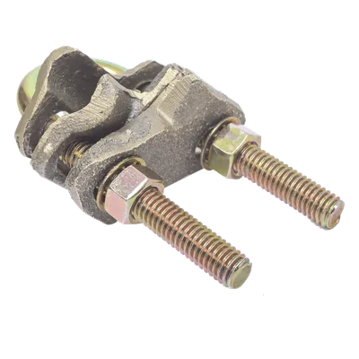 Conector Mecánico en Cruz / Fusión en Bronce / Calibres 2/0-250 y 4-2/0 AWG / 3.5 cm x 6 cm x 4.5 cm / 1.2 x 2.0 x 1.5 ft
