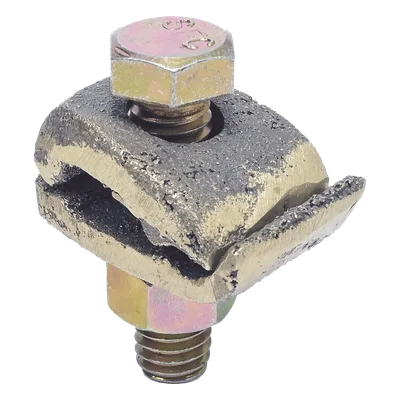 Conector Cable a Superficie Plana / Bronce 100% / Calibre 4-2/0 AWG / Sin Soldadura Exotérmica / 2.5x3.5 cm (1x1.4 in)