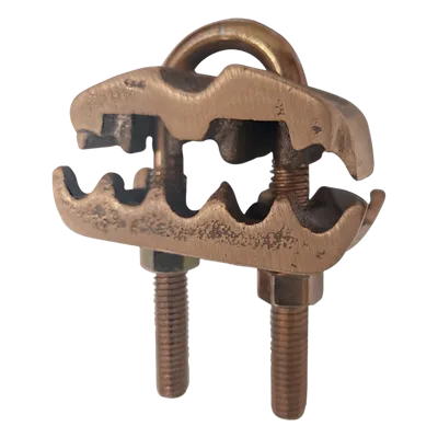Conector mecánico / 3 cables cobre 4-2/0 AWG / Tubo o varilla 5/8-3/4 in (16-19 mm)