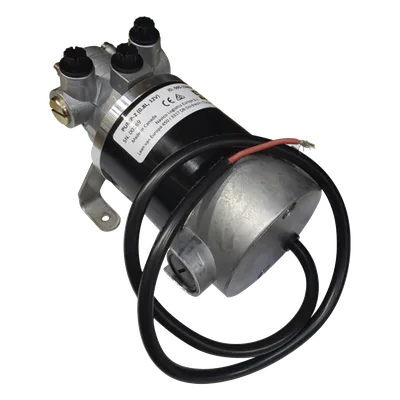 Bomba Hidráulica Reversible / 12V DC / Flujo 0.8L (49 cu.in) por Minuto / Cilindros 80-250 cc (4.9-15.2 cu.in) / Conexiones ORB / 3 Accesorios ORB-5 a 9/16 UNF / Compatible SteadySteer / Embarcaciones