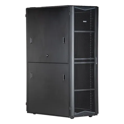 Gabinete para Centro de Datos / 45 UR / 800 mm Ancho (2.62 ft) / 1200 mm Profundidad (3.94 ft) / Carga 1591 kg / Acero Negro