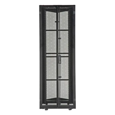 Gabinete para Centro de Datos / 45 UR / 800 mm Ancho (2.62 ft) / 1200 mm Profundidad (3.94 ft) / Carga 1591 kg / Acero Negro