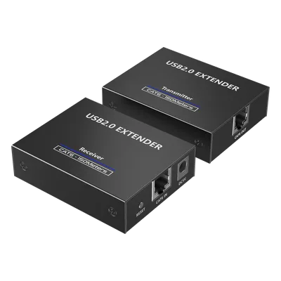 Extensor USB 2.0 / 4 Puertos / Alcance 150 m (492.1 ft) / Cat 5e/6/6a/7 / Conexión en Cascada / Protección contra Sobretensiones