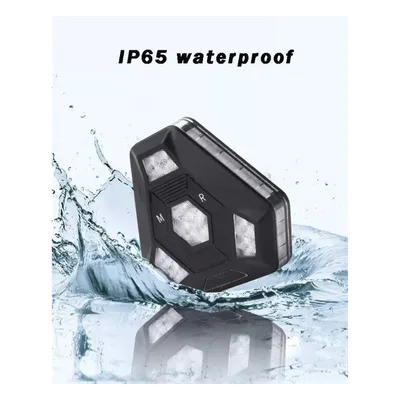 Luz de Advertencia LED / 900 Lúmenes / 12 Patrones de Destello / Sincronización Inalámbrica / IP67 / Batería 20 Horas / Montaje Magnético