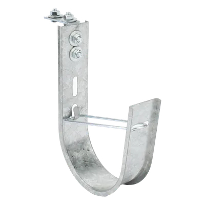 Gancho J-Hook para Cableado Estructurado / Capacidad 115 Cables Cat6 / Acero al Carbón / Fijación con Tornillería Incluida / Interior