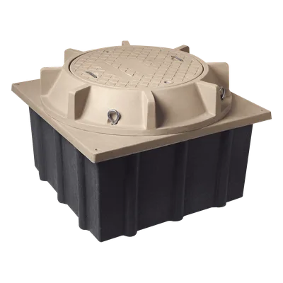 Registro Mini Manhole / 1.22 m x 1.22 m x 0.61 m (4 ft x 4 ft x 2 ft) / 20 Toneladas / Uso Vehicular Pesado