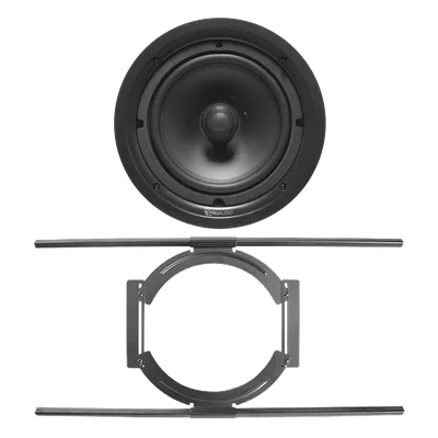 Bocina de Techo / 2 Vías / Woofer 6 in / Tweeter 1 in / 90 W / 90 dB / 52 Hz - 20 kHz / Rejilla Sin Marco / Soporte para Techos Suspendidos