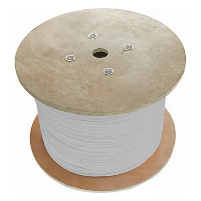 Bobina de Cable Blindado F/UTP / Cat6A / 23 AWG / 305 m (1000 pies) / 10GBase-T / 500 MHz / CM / Blanco