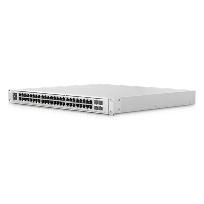 Switch PoE Administrable Capa 3 / 48 Puertos 2.5GbE RJ45 PoE+ / 4 Puertos 10G SFP+ / 720W PoE Total / Pantalla Táctil 1.3" / 320 Gbps