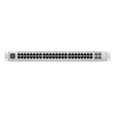 Switch PoE Administrable Capa 3 / 48 Puertos 2.5GbE RJ45 PoE+ / 4 Puertos 10G SFP+ / 720W PoE Total / Pantalla Táctil 1.3" / 320 Gbps