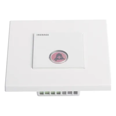 Botón de Llamada con Lector RFID / 125 KHz / RS485 / Retroiluminado / Montaje Empotrado 44x44x46 mm