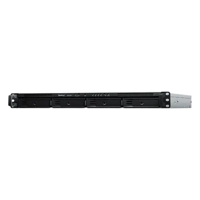 NAS Rack / 4 Bahías / 1U / AMD Ryzen V1500B / 32 GB DDR4 ECC / 4 Puertos 1GbE / Expansión 10/25GbE / Fuentes Redundantes