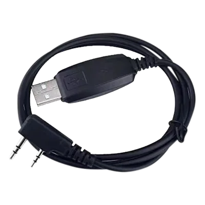 Cable de Programación USB / Conector Dual 2.5 mm y 3.5 mm / Longitud 100 cm (3.2 ft) / Windows 7/8/10 / Radios Analógicos y Digitales
