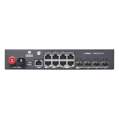 Switch / 8 Puertos PoE / 4 SFP+ / 170 W PoE / Capa 2 / Gestión On-Premises / DC