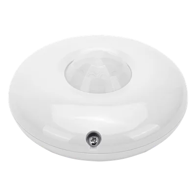 Sensor PIR de Techo / Cobertura 360° / Alcance 12 m (39.4 ft) / 172 Zonas de Detección / Montaje 2.4 a 4 m (7.9 a 13.1 ft) / Interior