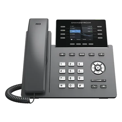 Teléfono IP / 8 Líneas SIP / 4 Cuentas / Wi-Fi 5 Dual-Band / Pantalla 2.8" / Gigabit / Bluetooth / PoE / Audio Opus