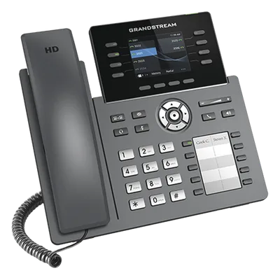 Teléfono IP / 8 Líneas SIP / 4 Cuentas / Pantalla 2.8" / Wi-Fi Dual-Band / Bluetooth / PoE / Audio Full HD