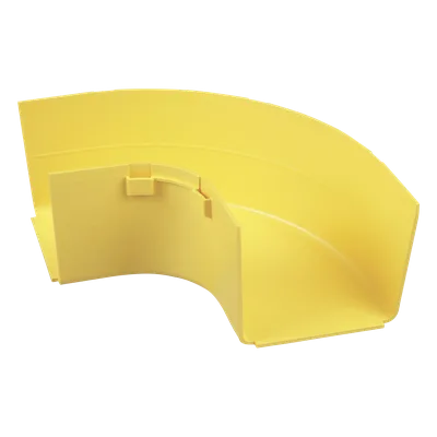 Accesorio de Canalización / Ángulo Recto Horizontal 90° / 4x4 / Radio de Curvatura 50.8 mm / ABS 94V-0 / 107.2 x 233.9 mm