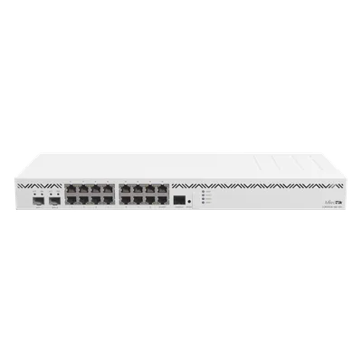 Cloud Core Router / 16 Puertos Gigabit / 2 SFP+ 10G / CPU 4 Núcleos 1.7 GHz / 4 GB DDR4 / Dual PSU