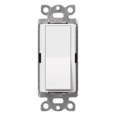 Interruptor de Paso 3 Vías / 120/277 V / 15 A / Iluminación y Motores / Paleta Grande / Blanco