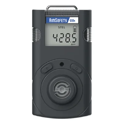 Monitor Personal de Gas CO2 / Sensor NDIR 0-50,000 ppm / Alarmas de 3 Niveles / IP66/IP67 / Autonomía 7 Días / Registro 64,000 Lecturas