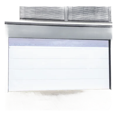 Puerta de Garage / Línea Central / 9x9 pies (2.74x2.74 m) / Aislada / Estilo Americano / Panel Calibre 26 / Poliuretano 43 mm