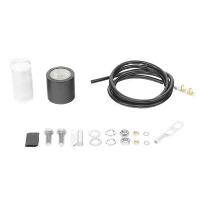 Kit de Aterrizaje para Torre / Cable 3/8" / AWG 6 / Anclaje Completo / Resistente a Intemperie