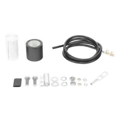 Kit de Aterrizaje para Cable Coaxial / 1/2" / AWG 6 / Resistente a Intemperie / Normas Internacionales de Seguridad