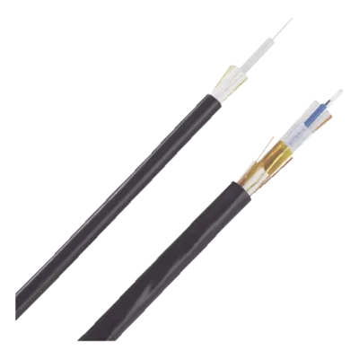 Cable de Fibra Óptica / 24 Hilos / Monomodo OS2 / Interior-Exterior / Loose Tube 250μm / OFNR Riser / Dieléctrico / 2 pies Marcas