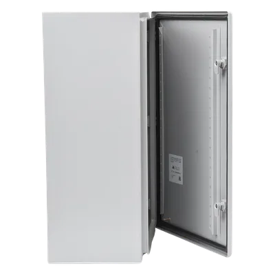 Gabinete NEMA 4/IP66 / 40x60x25 cm / 15.7x23.6x9.8 in / Platina UL / Acero Galvanizado