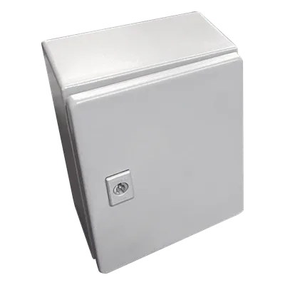 Gabinete de Acero / NEMA 4 / IP66 / 25x30x15 cm / 9.8x11.8x5.9 in / Platina / Certificado UL