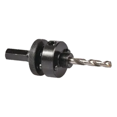 Adaptador de Árbol para Broca Sierra / 1-1/4" a 6" (32 mm a 152 mm) / Zanco Hexagonal 7/16" y 1/2" / Guía de Perforación Centralizada
