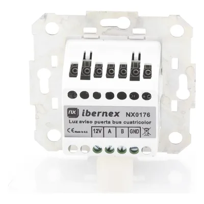 Luz de Indicación Hospitalaria Cuatricolor / 4 Segmentos Luminosos RGB / Alimentación 12 VCC / Bus RS485 / 45x45x30 mm / DIN VDE 0834