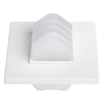 Luz de Indicación Hospitalaria Cuatricolor / 4 Segmentos Luminosos RGB / Alimentación 12 VCC / Bus RS485 / 45x45x30 mm / DIN VDE 0834