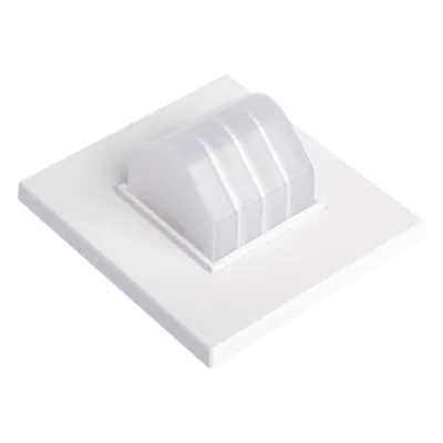 Luz de Indicación Hospitalaria Cuatricolor / 4 Segmentos Luminosos RGB / Alimentación 12 VCC / Bus RS485 / 45x45x30 mm / DIN VDE 0834