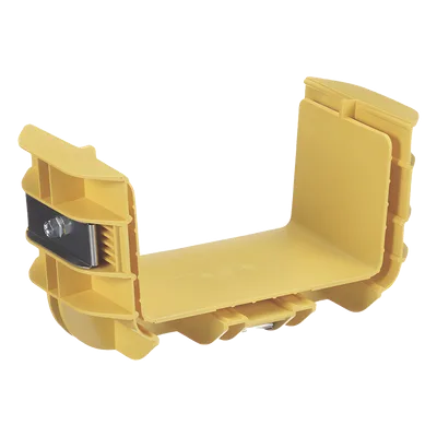 Acoplador para Canaleta / 6 x 4 pulgadas (152.4 x 101.6 mm) / Sin Herramientas / ABS Resistente / Alta Visibilidad