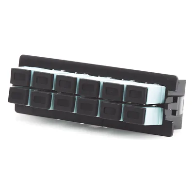 Placa Acopladora / 12 Fibras Multimodo / 12 Acopladores SC Simplex / Compatible SC-LC-APC-PC/UPC / Interior